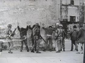 1 PARA conducting arrests and body searches in Londonderry, January 1972.
