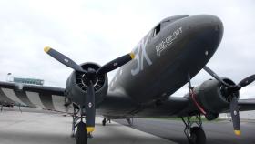 C-47 'Drag em Oot' used during commemorative jumps in Normandy, June 2010