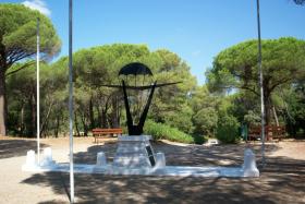 Memorial to Airborne forces at La Motte, South of France