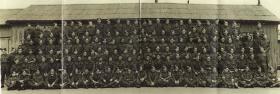 Group portrait of 1st Parachute Battalion, Bulford, 1942