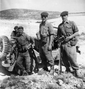 Men of Support Coy, 2 PARA take a break during a Live Firing Exercise, Cyprus, 1958
