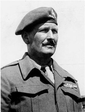 RSM John Siely of 33 Airborne Light Regt RA, pictured in 1947