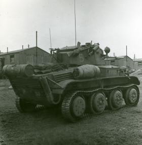 Bren guns in stowed position on Airborne Tetrarch tank, c.1944