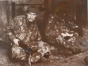 Soldiers 'Yank' and 'Egor' of the Close Observation Point (COP), 2 PARA, Northern Ireland, 1980