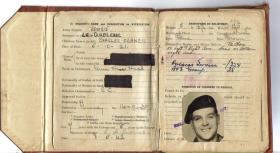 Service and paybook of Sgt Le-Quelenec