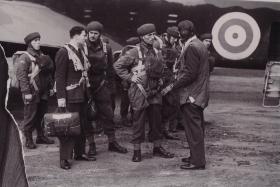 Stick from No 2 Commando prior to emplaning, 1940