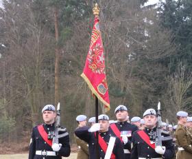 The 4 Regt AAC Escort to The AAC Guidon at Marks Hall Estate, Essex, March 2010
