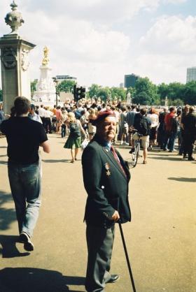 John Archer on Veterans Day, Buckingham Palace, 2005