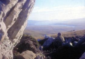 View of San Carlos from 2 PARA position on Sussex Mountain