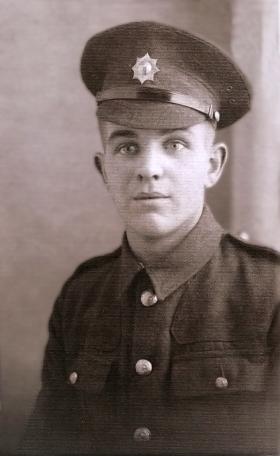 Walter in uniform of King's Own Yorkshire Light Infantry