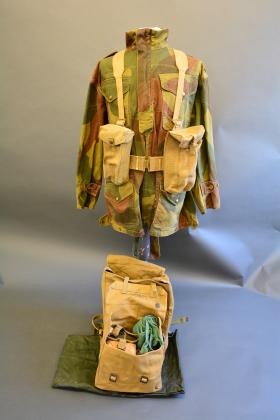 37 Pattern Small Pack, contained within the 37 Pattern Large Pack from the Airborne Assault Museum Collection, Duxford.
