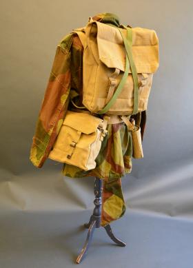 37 Pattern Large Pack attached, with Small Pack moved to Waist Belt from the Airborne Assault Museum Collection, Duxford.