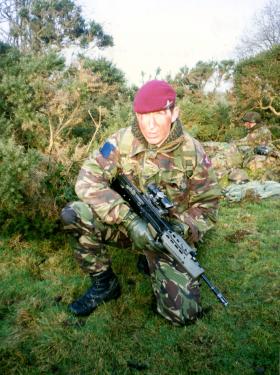 Pte Andy Slesser, Overwatch of Newtownhamilton, South Armagh, 1997.