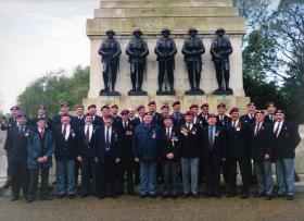 Group Photograph of Guards Parachute Association Members, Cenotaph Parade, 2004