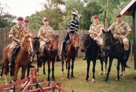 Members of Assault Pioneer Platoon, 3 PARA, Kenya 1994.