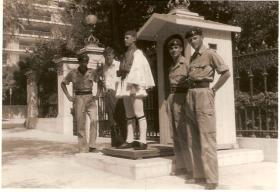 Guards Para members visit Athens, 1962