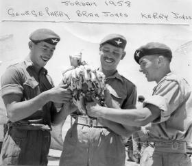 George Parry, and colleagues, 2 PARA, Jordan, 1958