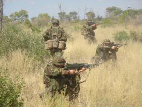Pathfinders training in Botswana, 2005.
