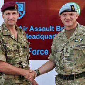Brigadier Chiswell assumes command of Task Force Helmand, 2010