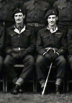 Brothers: Captain A F Murray and Lt Col F Murray, 127 PFA, October 1945.