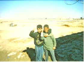 Kids near Camp Cherokee, Iraq
