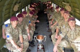 D Company, 2 PARA, Bruneval Cup winners 2015.