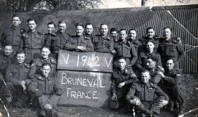 Members of 181 AL Fd Amb on their return from Bruneval, 1942.