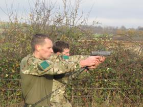Small arms shooting, Budd VC/Absolon MM Military Skills Competition, 3 PARA, Colchester, November 2012.