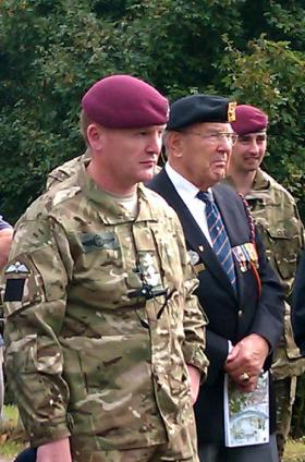 Capt Phillips, Arnhem battlefield tour, September 2012.