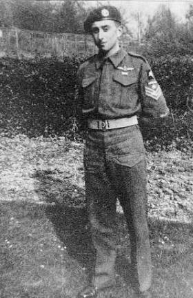 Denis Cason home between operations, c1944.