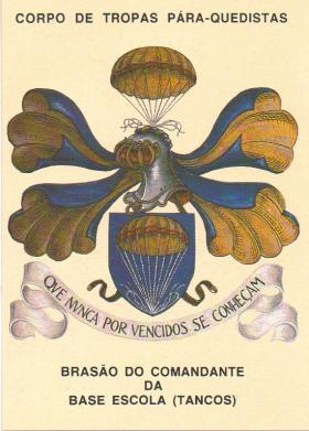 Coat of Arms for Commandant, Escola de Tropas Para-Quedistas, 1989