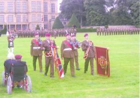 Presentation of Colours to 4 PARA, Hardwick Hall, 30 July 2004.