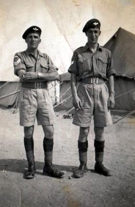 Corporal Broom (on right) c1952.