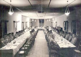 'D Day Dinner and Social Evening' held at 8th Battalion Sgts' Mess Camp 148 Haifa MELF 6 June 1947