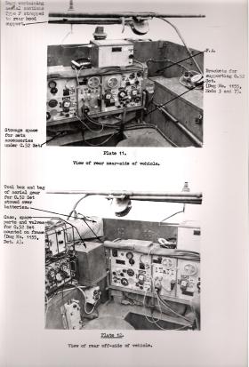 Document showing the additional Wireless Sets in the M3 Scout Car, AFDC, 1945.