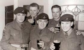 Pte Michael Wotton and pals, 3 PARA, date unknown.