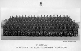 B Company, 2nd Battalion, The South Staffordshire Regiment, 1943.