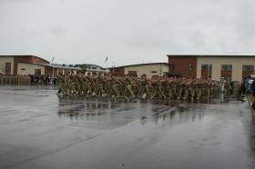 The Battalions Form Up, Medals Parade, Colchester, June 2011