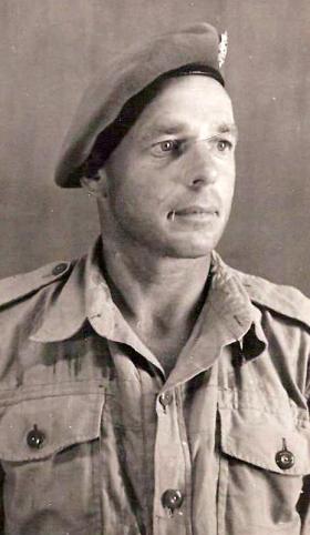 Driver John Beal, in Tripoli, 1943.