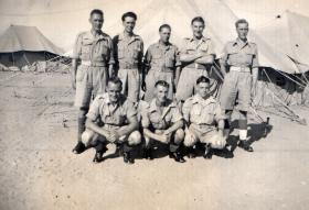 Members of 398 (Airborne) Composite Company RASC, Tahag, Tel-al-Kebir Egypt 1945.