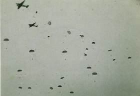 Massed Parachute Drop, Exercise Longstop, Netheravon airfield 1947