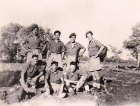 Members of 8 Para Bn on Exercise 'Footit' Tur'an Palestine 20 October 1947
