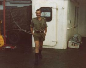 Maj Crosland, OC B COY, 2 PARA, MV Norland, 1982