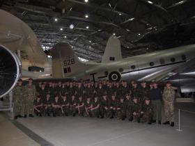 Visit by Falklands Platoon, ITC Catterick, to Airborne Assault Duxford, Jan 2012.