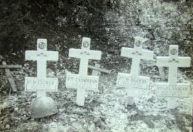 Field graves of members of 3rd Parachute Battalion Cork Wood, Tunisia, 1943