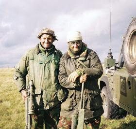 C/Sgt F Fletcher and Sgt T Millar, 2 PARA, Brecon, January 2004.