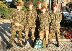 Members of 4 PARA on French Commando Course, France 1994.
