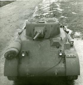 Front overhead view of the M22 Locust, c.1944