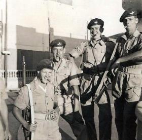 Members of No 1 (Guards) Independent Parachute Company, Nicosia, 1956.