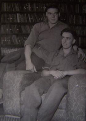 L/Cpl Arnold and colleague possibly Germany 1948